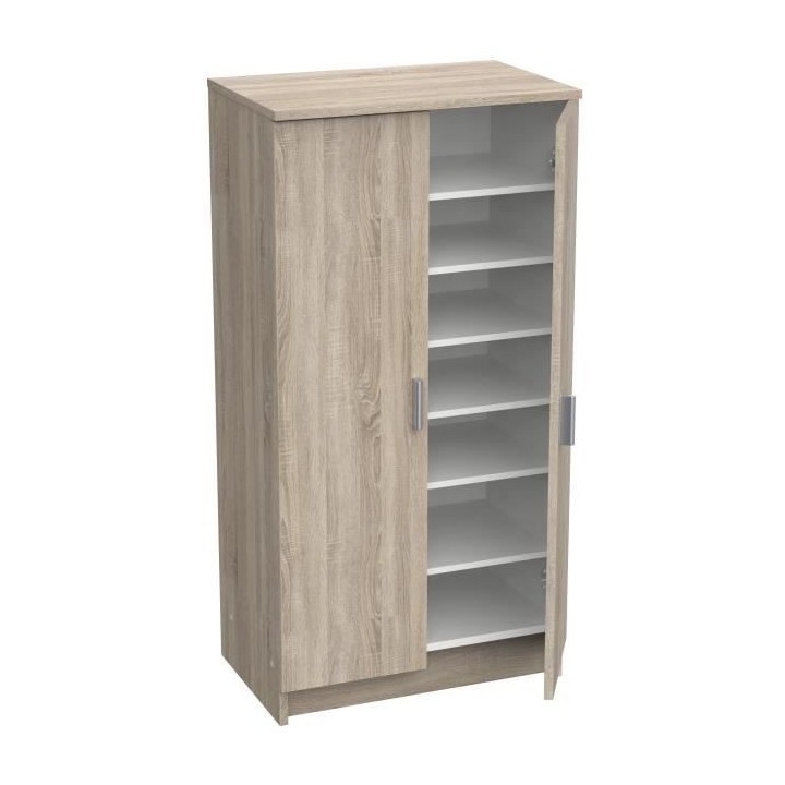 DEMEYERE Meuble a chaussures style contemporain décor chene brossé e