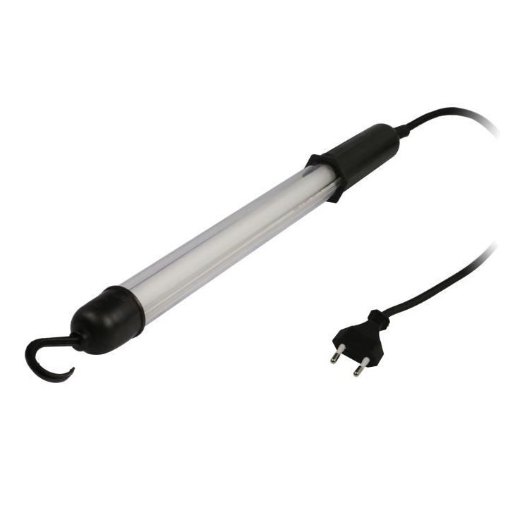 ZENITECH Baladeuse filaire 5m tube d'éclairage fluorescent 8W