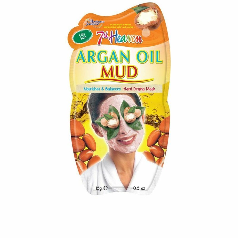 Masque facial 7th Heaven Mud Argan 15 g