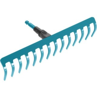 GARDENA Râteau de jardin 36cm Combisystem - Acier robuste - 14 dents