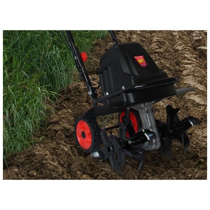 ELEM GARDEN TECHNIC Motobineuse 40cm 1400W 6 FRAISES