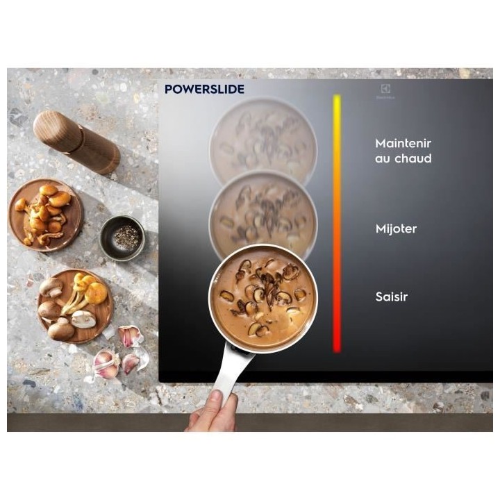 Table de Cuisson Induction ELECTROLUX - 4 foyers - Zones modulables -