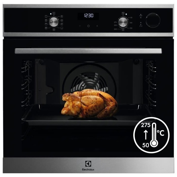 Four électrique encastrable 25% vapeur -Chaleur tournante pulsée ELE