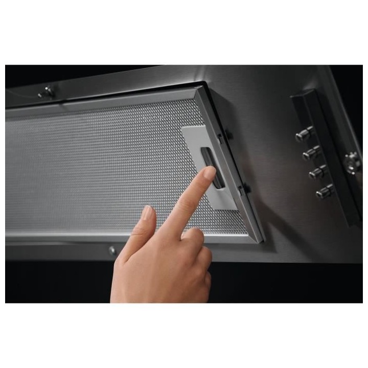 Hotte murale inclinée - ELECTROLUX LFV319K - Larg 89,8 cm - Design ve