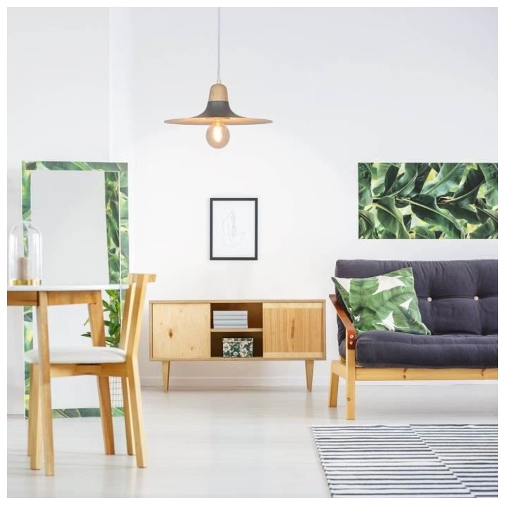 COREP Suspension plate - Métal - H 100 cm - Anthracite mat