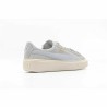 Chaussures de sport pour femme Puma Suede Platform Gris clair