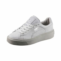 Chaussures de sport pour femme Puma Basket Platform Reset Blanc