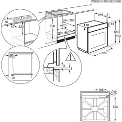 ELECTROLUX EOF3C40X - Four électrique encastrable catalyse chaleur tournante pulsée - Inox - 72 L - Classe A+