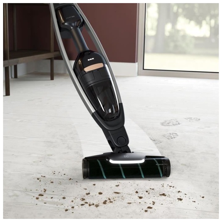 ELECTROLUX PQ91-P40GG - Aspirateur Balai 21,6V LITHIUM- Corps Aluminiu