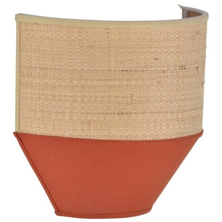 COREP Applique - Coton et raphia naturel - H 20 x L 20,5 x 10 cm - Tom