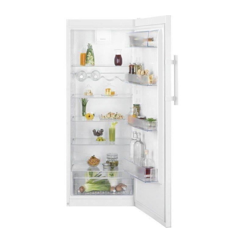 ELECTROLUX LRB1DF32W - Réfrigérateur 1 porte - 314L - Froid brassé - L60cm x H 155cm - Blanc