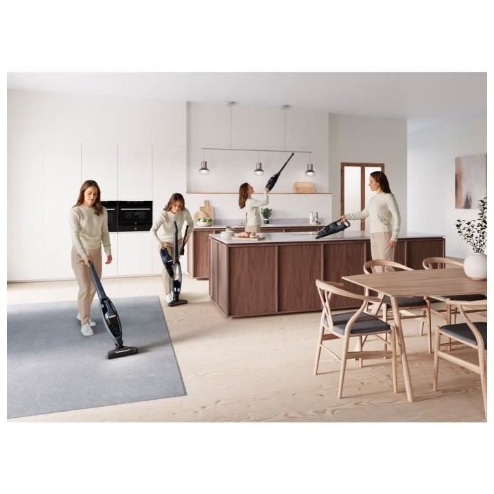 ELECTROLUX WQ61-46DB - Aspirateur balai sans fil 3-en-1- 4 accessoires