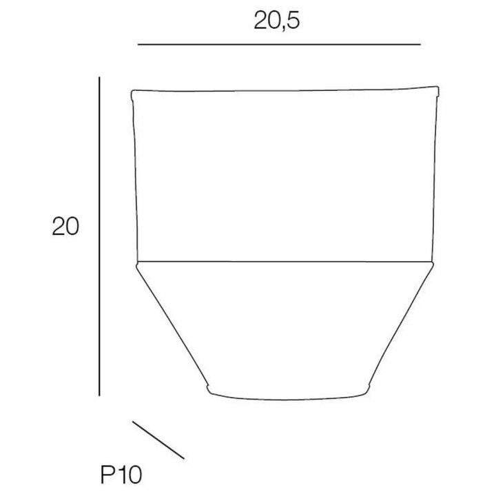 COREP Applique - Coton et raphia naturel - H 20 x L 20,5 x 10 cm - Tom