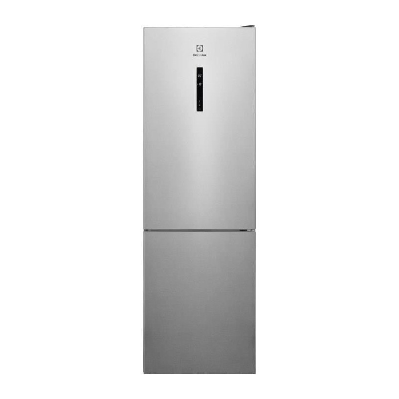 ELECTROLUX LNT7ME32X2 - Réfrigérateur congélateur bas - 302L (208+94) - No Frost - L60x H186cm - Inox