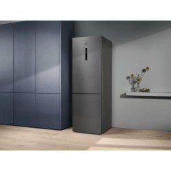 ELECTROLUX LNT7ME32X2 - Réfrigérateur congélateur bas - 302L (208+94) - No Frost - L60x H186cm - Inox