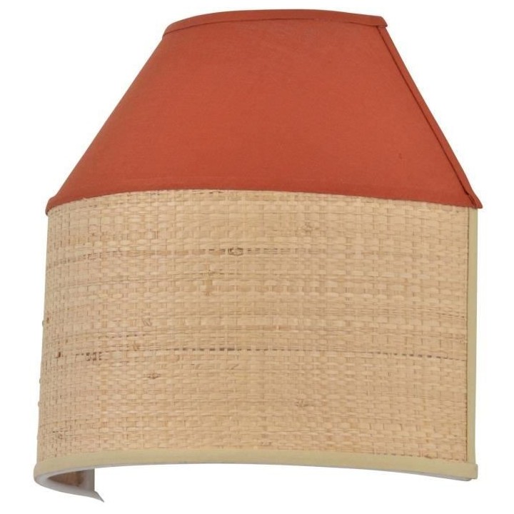 COREP Applique - Coton et raphia naturel - H 20 x L 20,5 x 10 cm - Tom