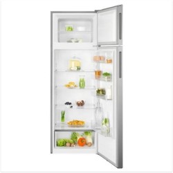 ELECTROLUX LTB1AF28U0 - Réfrigérateur congélateur haut - 281L (240+41) - Froid statique - L55,1cm x H 161cm - Inox