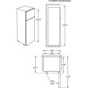 ELECTROLUX LTB1AF28U0 - Réfrigérateur congélateur haut - 281L (240+41) - Froid statique - L55,1cm x H 161cm - Inox