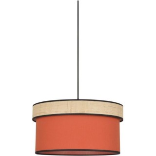 COREP Suspension tambour effet vague - Percale - H 21 x Ø 46 cm - Tom