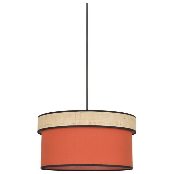 COREP Suspension tambour effet vague - Percale - H 21 x Ø 46 cm - Tom