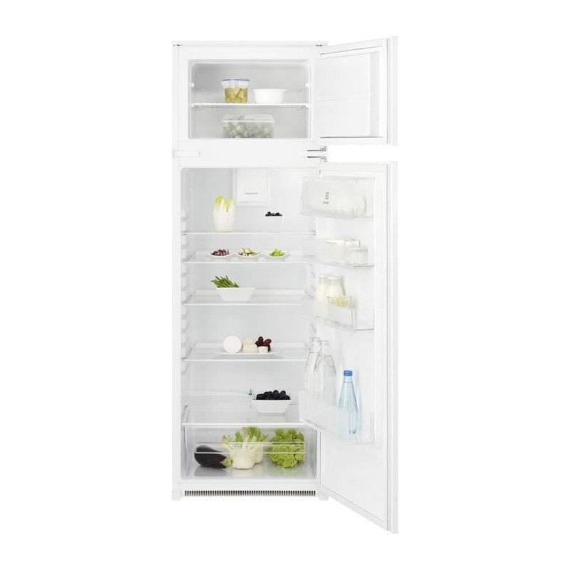 ELECTROLUX KTB2DE16S - Réfrigérateur congélateur haut encastrable - 259L (209L+50L) - Froid Brassé - L55 x H164cm - Blanc