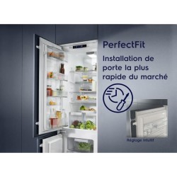 ELECTROLUX KTB2DE16S - Réfrigérateur congélateur haut encastrable - 259L (209L+50L) - Froid Brassé - L55 x H164cm - Blanc