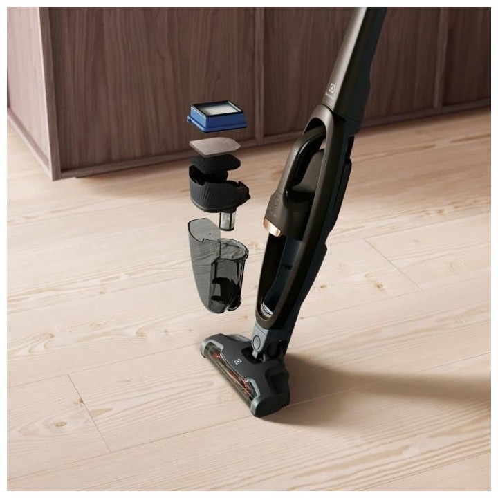 ELECTROLUX WQ81-55MB - Aspirateur balai sans fil 3-en-1 - Autonomie 55