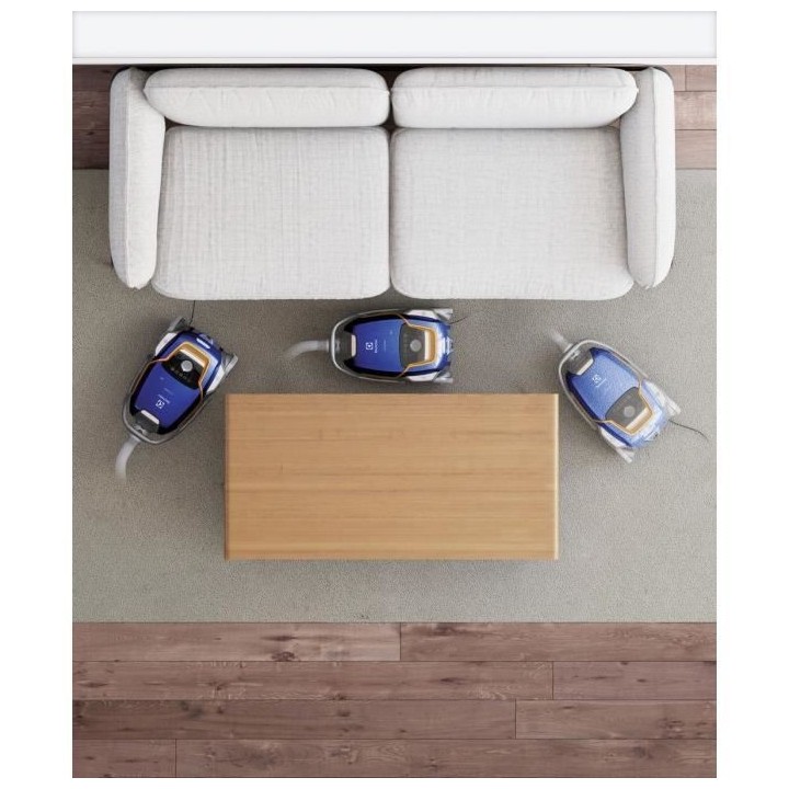 ELECTROLUX EUOC93DB - Aspirateur traineau avec sac - silencieux 66db -