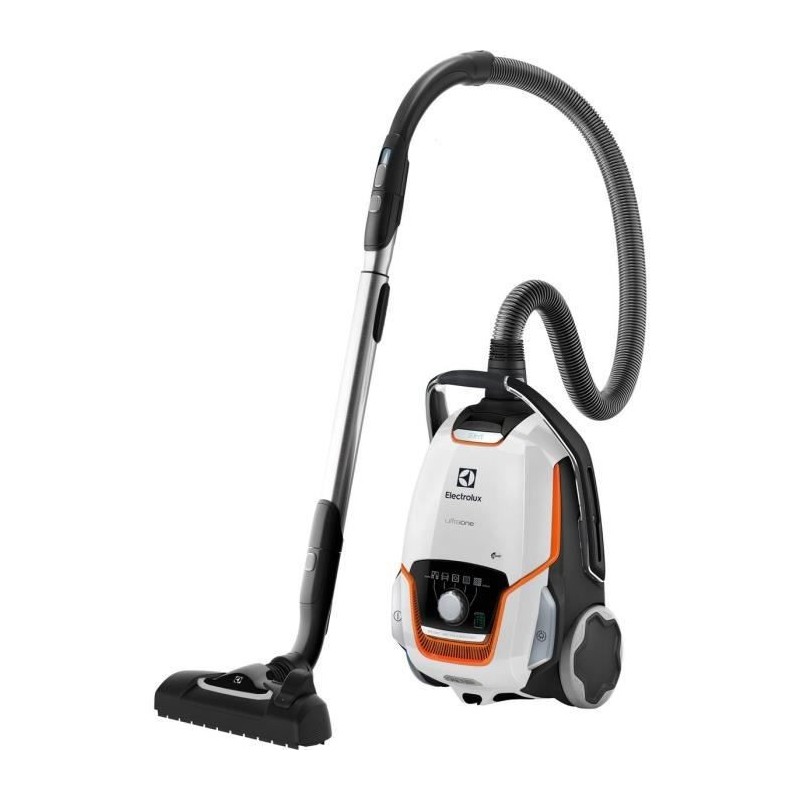 ELECTROLUX EUOC93IW - Aspirateur traineau avec sac - silencieux 66db - capacité XL 5L - rayon 12m - accessoire 3en1 - Blanc