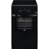 FAURE FCI57311BA – Cuisiniere 50x60 – Induction 3 foyers - Four catalyse – Chaleur pulsée - Livré avec câble - Noir