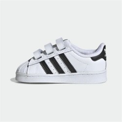 Chaussures de Sport pour Bébés Adidas Superstar Blanc