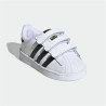 Chaussures de Sport pour Bébés Adidas Superstar Blanc