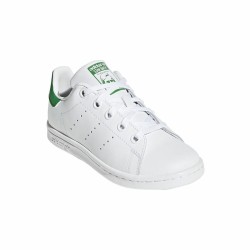 Chaussures de Sport pour Enfants Adidas Stan Smith Blanc