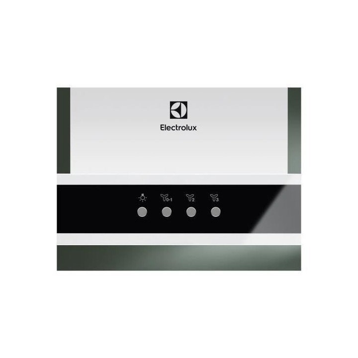 Hotte décorative ELECTROLUX LFT429W - L90cm - Blanche - 3 vitesses -