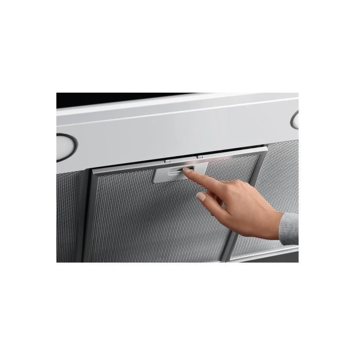 Hotte décorative ELECTROLUX LFT429W - L90cm - Blanche - 3 vitesses -