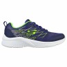 Chaussures de Sport pour Enfants Skechers Microspec Quick Sprint Blue marine