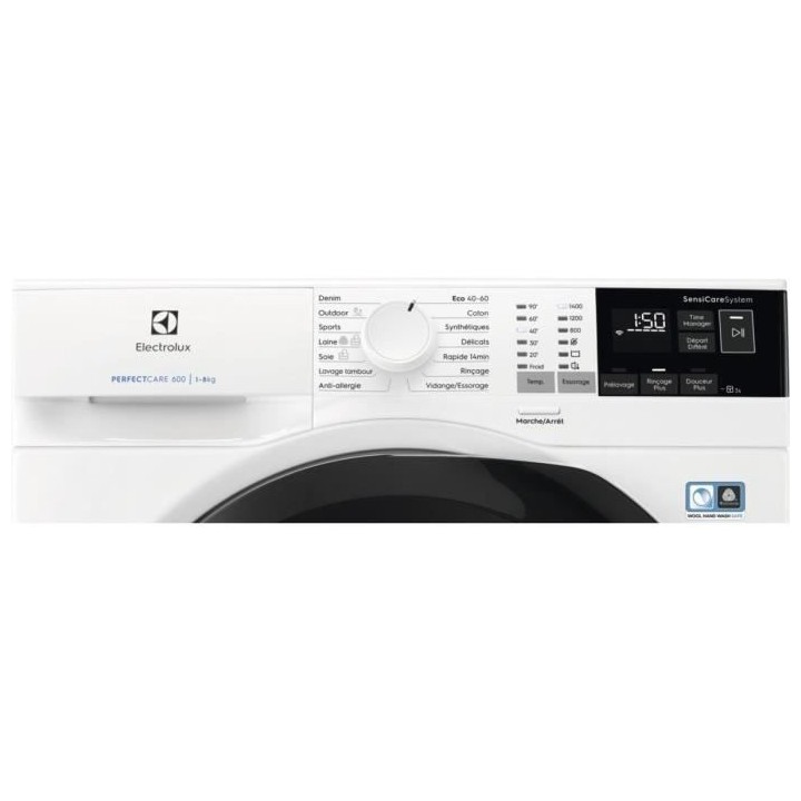 Lave-linge hublot ELECTROLUX EW6F1410BS - 10 kg - Moteur induction - 1