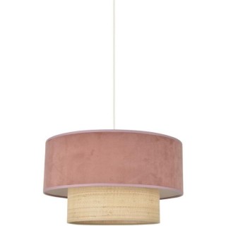 COREP Suspension tambour effet vague - Percale - H 21 x Ø 46 cm - Tom