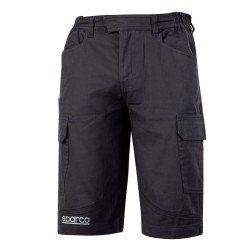 Pantalon court Sparco S02410NR3L Noir Élastique