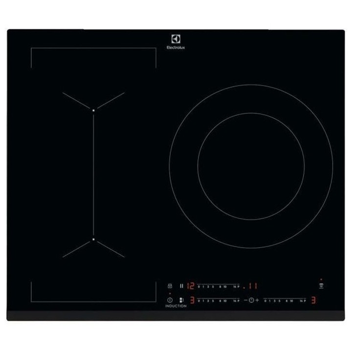 Plaque de cuisson induction ELECTROLUX - 3 zones - L 59 x P 52 cm - LI