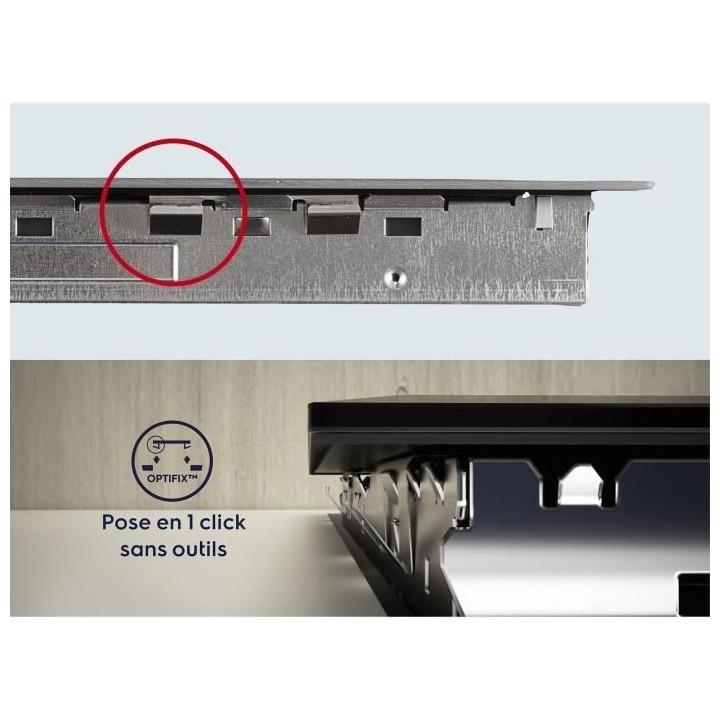 Plaque de cuisson induction ELECTROLUX - 3 zones - L 59 x P 52 cm - LI