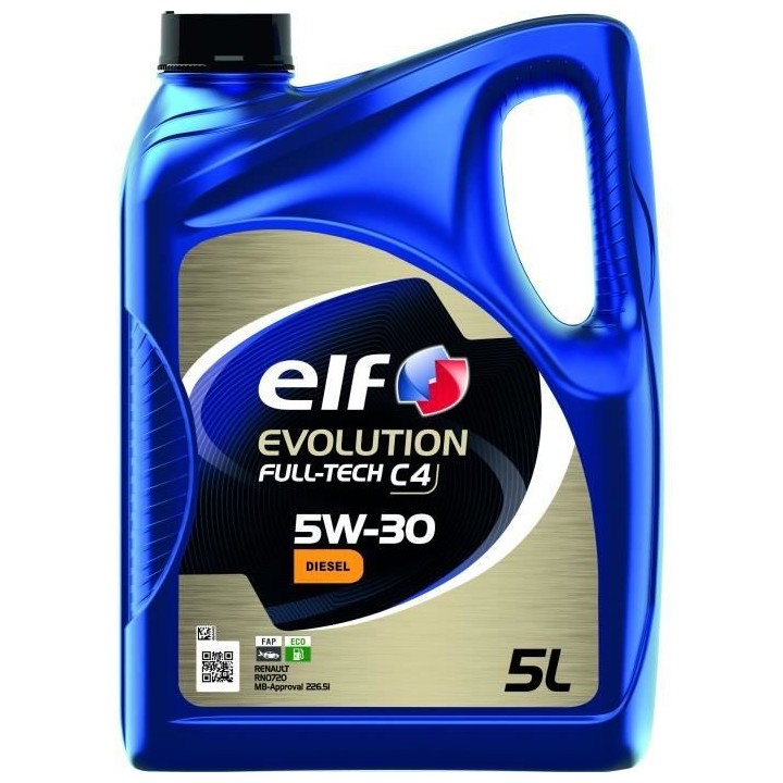 ELF HUILE MOTEUR 5L EVOLUTION FULLTECH C4 5W30