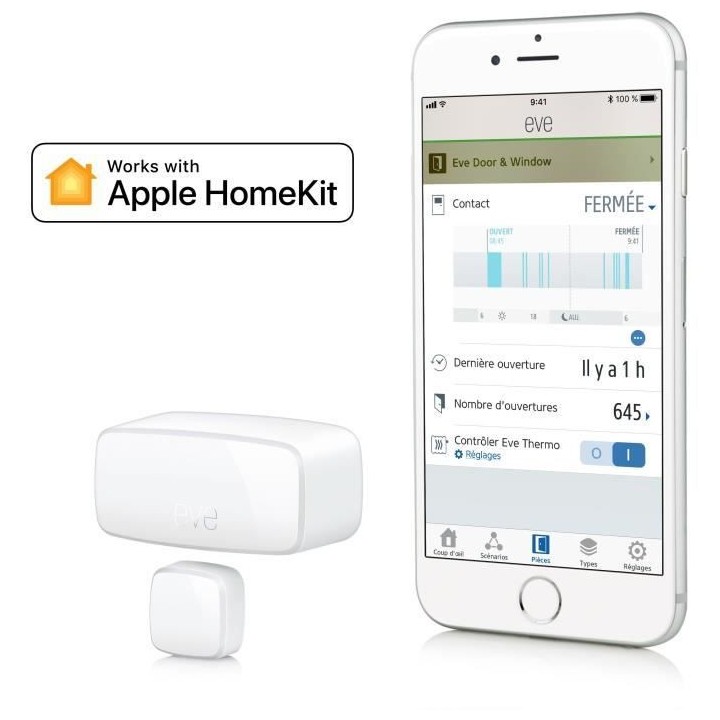 EVE Sensor Door & Window Détecteur d'ouverture
