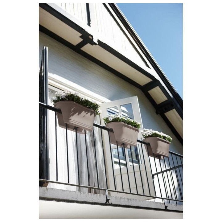 ELHO Bac de balcon Corsica Flower Bridge 60 - Taupe - Extérieur & Bal