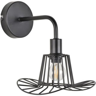 COREP Applique base ronde - Métal peint avec abat-jour - H 23,5 x Ø