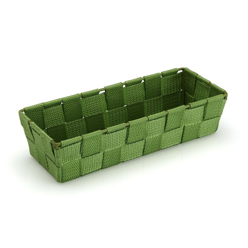 Panier Versa Rectangulaire Vert foncé Textile 10 x 6 x 25 cm