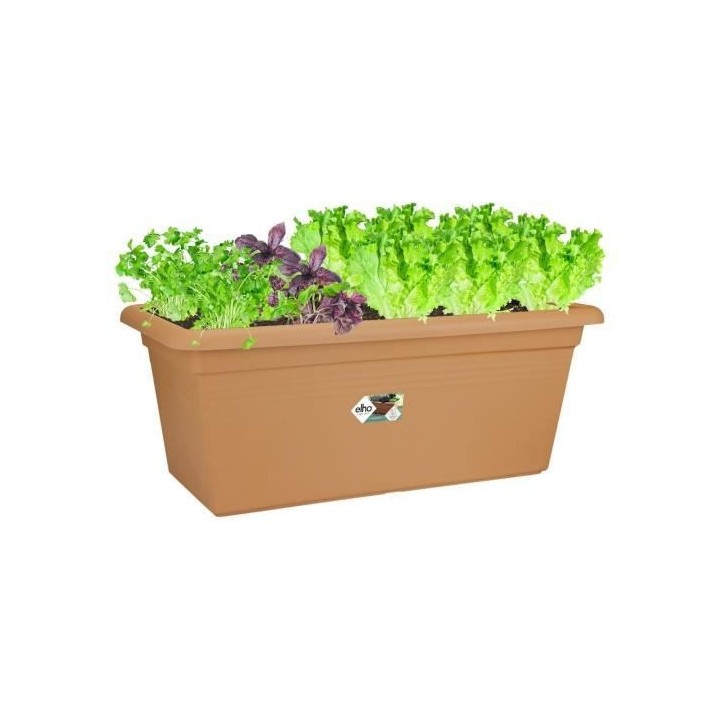 ELHO Jardiniere Green Basics 100 - Terre cuite doux - Extérieur - XXL
