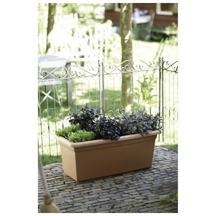 ELHO Jardiniere Green Basics 100 - Terre cuite doux - Extérieur - XXL