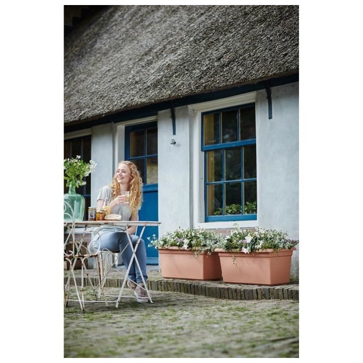 ELHO Jardiniere Green Basics 100 - Terre cuite doux - Extérieur - XXL
