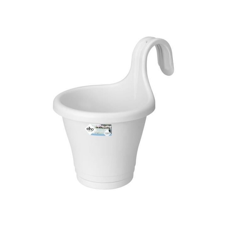 ELHO Jardiniere de balcon Corsica Simple - Blanc - Extérieur & Balcon